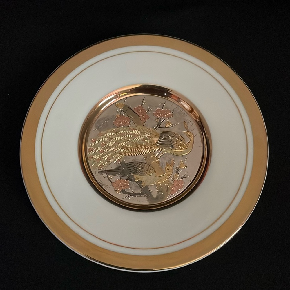 Japanese Chokin Decorative Plate